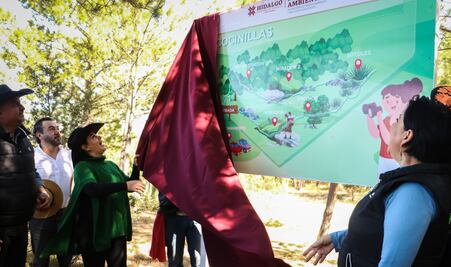 Inaugura Semarnarth sendero interpretativo en Apan