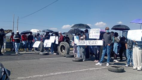 Estudiantes de la UPP bloquean carretera Pachuca-Ciudad Sahagún por segundo día