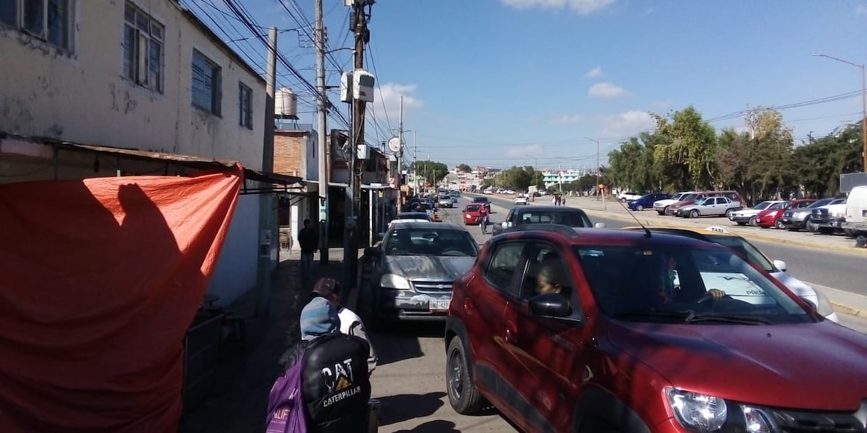 La sección sancionada que congrega a cerca de 50 tianguistas, el día de hoy no se instaló Foto: Arturo Torres