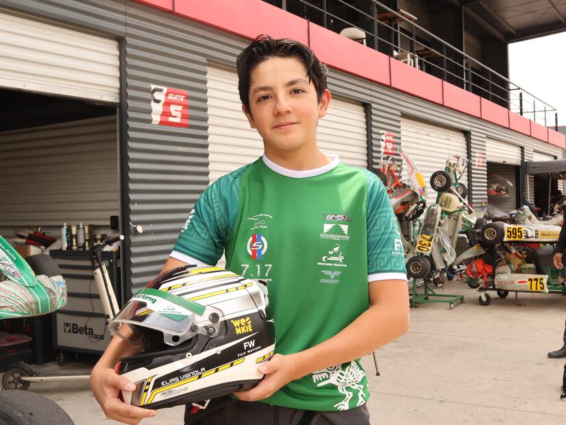 Elías Vignola, enfundado en su uniforme verde, representando a Davo Racing Team y Manolo Racing aseguró “es un orgullo competir por México". I Foto: Josué Ortiz