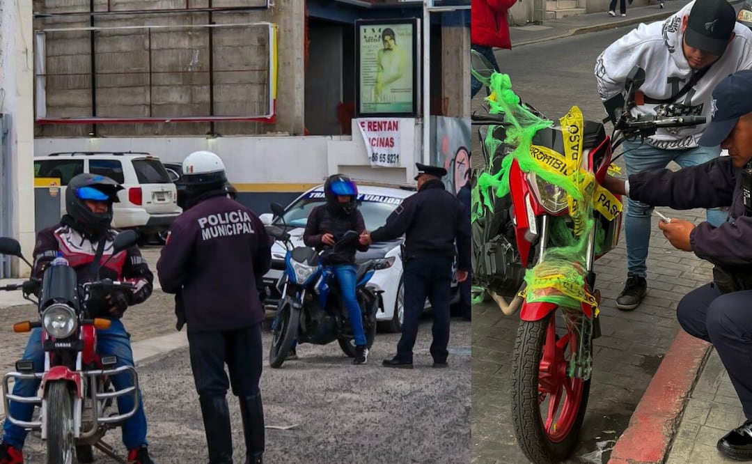Operativo “Moto Segura” en función para reforzar la seguridad vial en Zona Plateada y Centro Histórico |Foto: SSPTYV