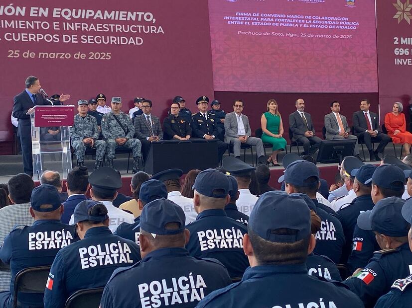 Hidalgo anuncia inversión de más de 2 mil 700 MDP en seguridad | Foto: Luis Soriano