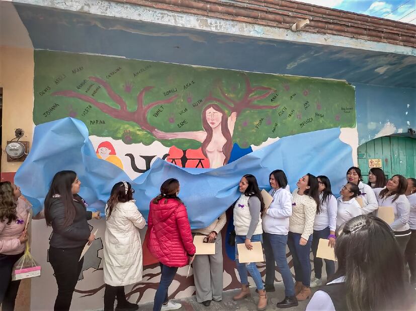 Impulsan murales contra la violencia de género en Hidalgo | Foto: Especial