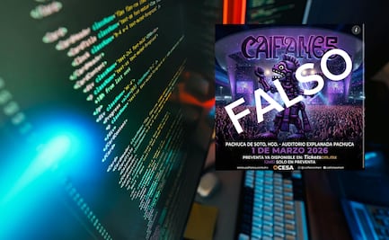 Alerta SSPH por fraude digital con falso concierto de Caifanes en Pachuca