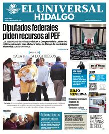 Portada El Universal Hidalgo 061125