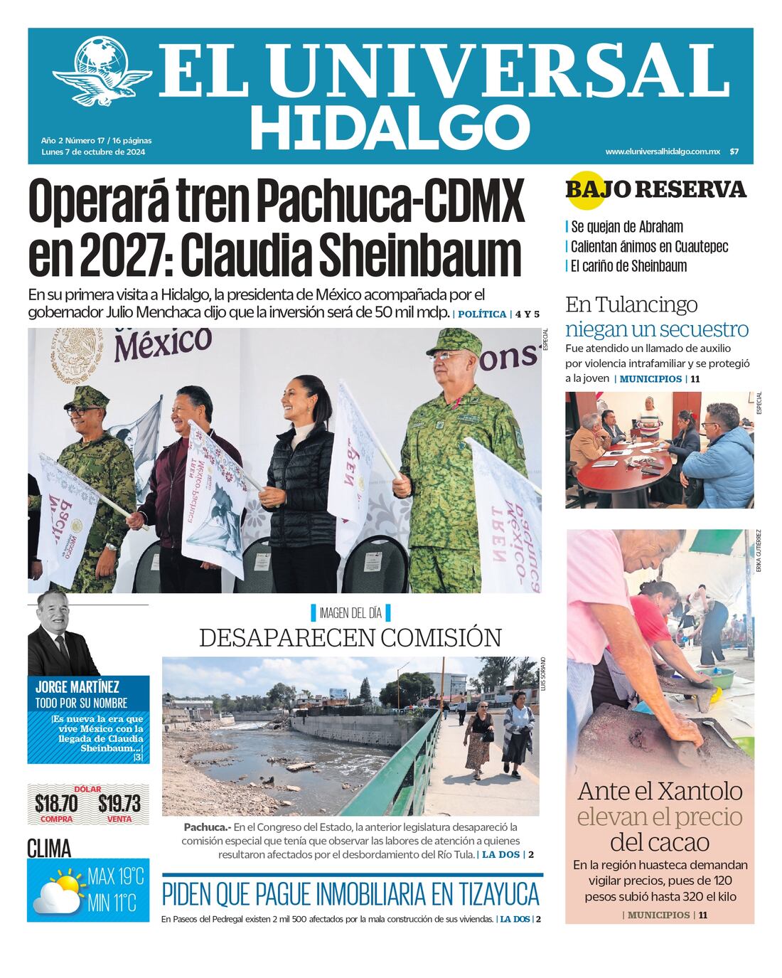 El Universal Hidalgo 7/10/24
