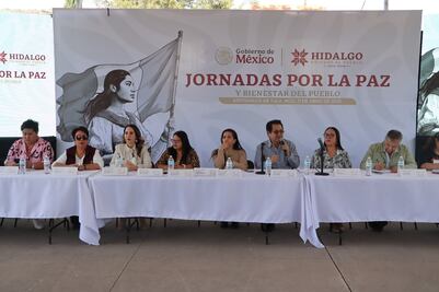 Las Jornadas por la Paz y Bienestar del Pueblo llegan a Atotonilco de Tula