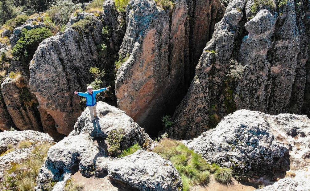 El Contadero, el laberinto de piedra que sorprende a visitantes en Mineral del Chico | Facebook: H-GO Adventures