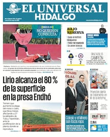 Portada El Universal Hidalgo 25/5/26