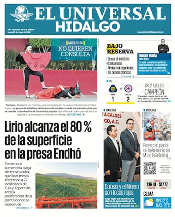 Portada EL Universal Hidalgo 25526