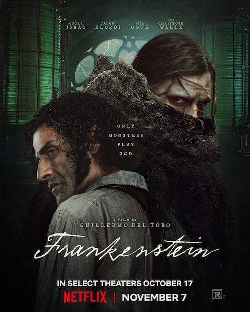 “Frankenstein” de Guillermo del Toro llegará a cines alternativos de Hidalgo | Twitter: Netflix