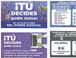 INE perfila dictar medidas contra "acordeones" de elección judicial; se desconoce quién distribuye los materiales