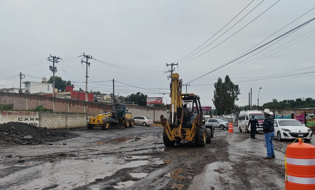 Rehabilitan interconexión de la carretera Tulancingo- Cuautepec I Foto: Especial