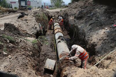 Entra en funcionamiento nueva línea de conducción de agua potable