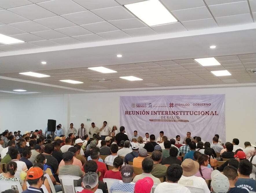 Reunión Interinstitucional de Salud celebrada en la Universidad Politécnica de Huejutla I Foto: Francisco Bautista