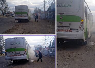 Se incendia Tuzobús