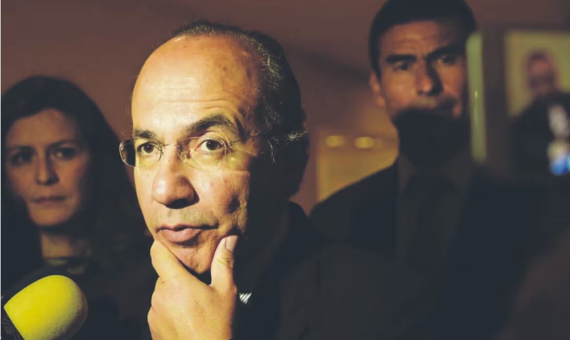 El expresidente Felipe Calderón aseguró que él sí combatió al narco, previo a que le dicten sentencia a su secretario de seguridad. Foto: EL UNIVERSAL