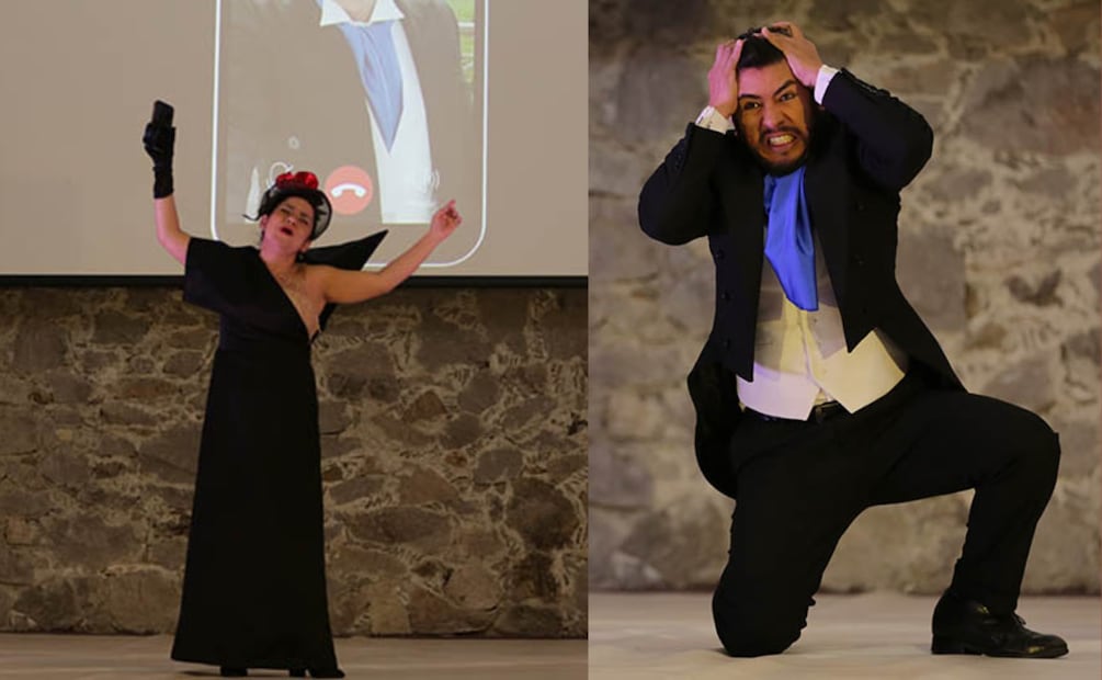 Puesta en escena de "El teléfono" | Foto: Dirección de Comunicación Social UAEH