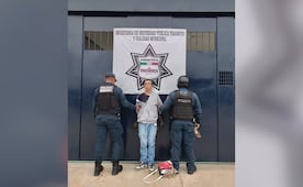 Detienen a hombre en Pachuca tras presunto robo de autopartes y posesión de droga