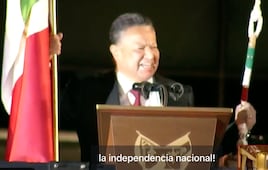 “¡Viva la transformación!”: Menchaca encabeza Grito de Independencia en Pachuca