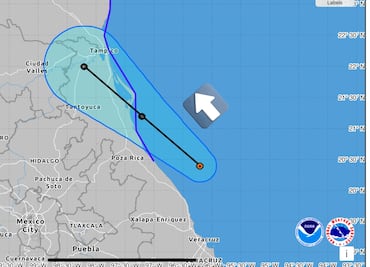 Activan alerta azul en municipios de la Sierra y Huasteca por impacto de tormenta Barry