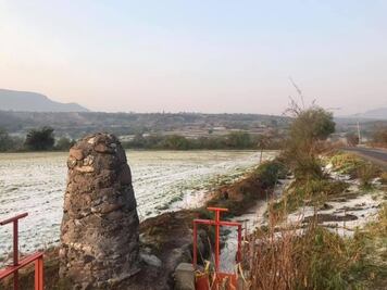 Galería: En Hidalgo, las heladas dejan paisajes de ensueño  