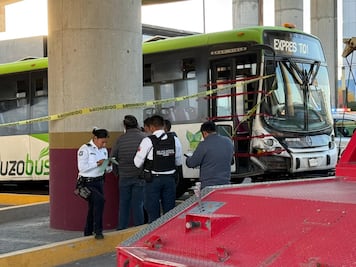 Fatal choque del Tuzobús en Zona Plateada deja una persona sin vida