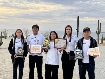 Estudiantes de Santiago de Anaya obtienen segundo lugar nacional en concurso gastronómico