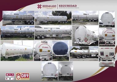 Decomisan 15 tanques cisterna y más de 26 mil litros de hidrocarburo en Atotonilco de Tula