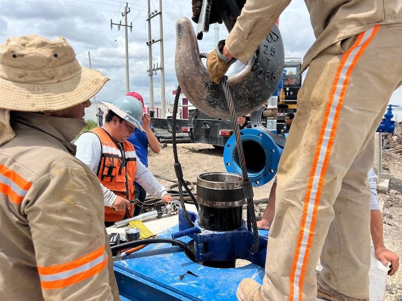 Nuevo pozo Téllez mejora suministro de agua en la zona metropolitana de Pachuca | Foto: Caasim