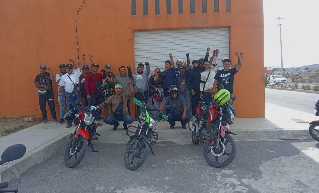 Al menos 50 personas ya se dedican a brindar el servicio de mototaxi en Héroes de Tizayuca | Foto: Especial