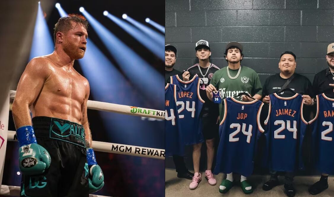 Fuerza Regida acompañará al Canelo Álvarez en la pelea ante Edgar Berlanga - Fotos: Redes Sociales
