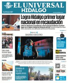 Portada El Universal Hidalgo 16/2/26
