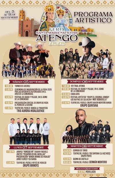 Música y tradición durante cinco días | Cortesía: Turismo Hidalgo