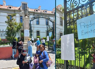 Pobladores de Luz del Carmen y La Marquesa se manifestaron en Casa Rule