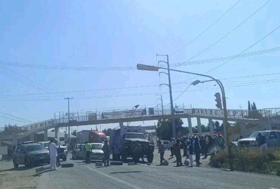Bloqueo en la Ixmiquilpan–Actopan | Foto: especial