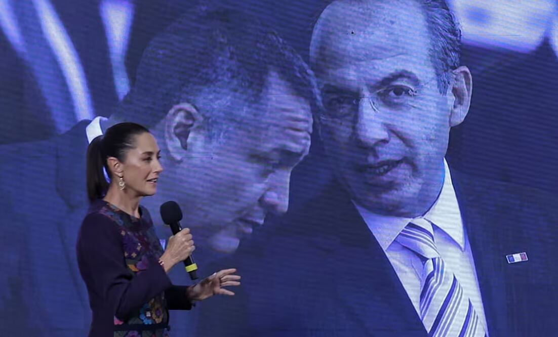 En su conferencia mañanera de este jueves 17 de octubre en Palacio Nacional, Sheinbaum Pardo expuso el proceso de Genaro García Luna | Foto: El Universal