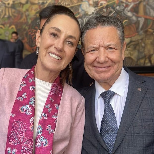 Julio Menchaca y Claudia Sheinbaum