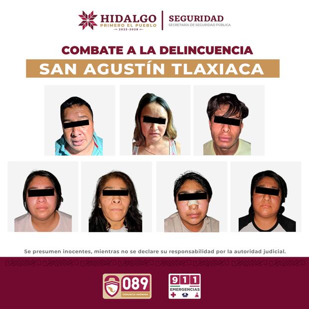 Desmantelan tres narcolaboratorios y aseguran 2 mil 500 dosis de drogas en San Agustín Tlaxiaca | Fotos: SSPH