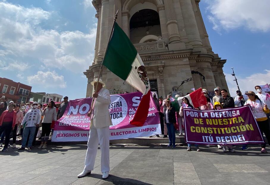 Pachuqueños se unieron a la Marcha de la Democracia  | Foto: Luis Soriano