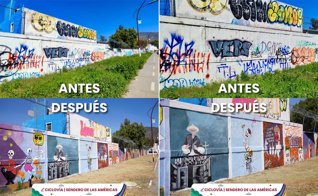 Pachuca se viste de tradición con arte urbano | Facebook: Jorge Alberto Reyes