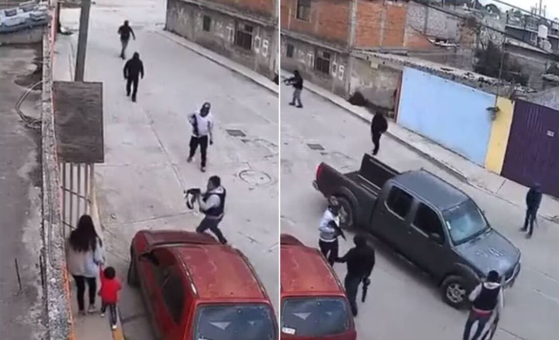 Captan presunto "levanton" en Sahagún, Hidalgo | Capturas de video