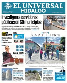 Portada El Universal Hidalgo 04/02/25