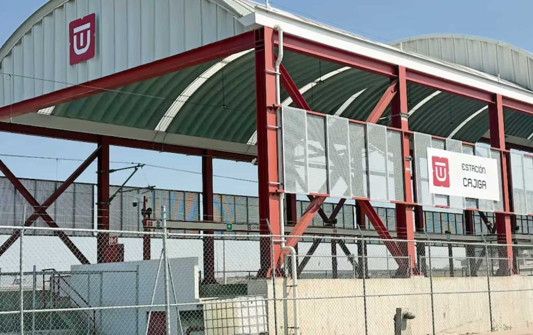 La estación Cajiga, anteriormente llamada Nextlalpan, adquirió ese nombre debido a una zona homónima ubicada en el ejido de Tultepec. La estructura ya tiene la nueva nomenclatura, de cara a la puesta en marcha del servicio. Foto: Arturo Contreras/ EL UNIVERSAL