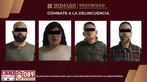 Cae presunta banda de extorsionadores que operaba con falsas ofertas turísticas en Pachuca
