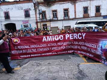 Sindicato de Pachuca mantiene respaldo a su líder Percy N; aseguran que es inocente