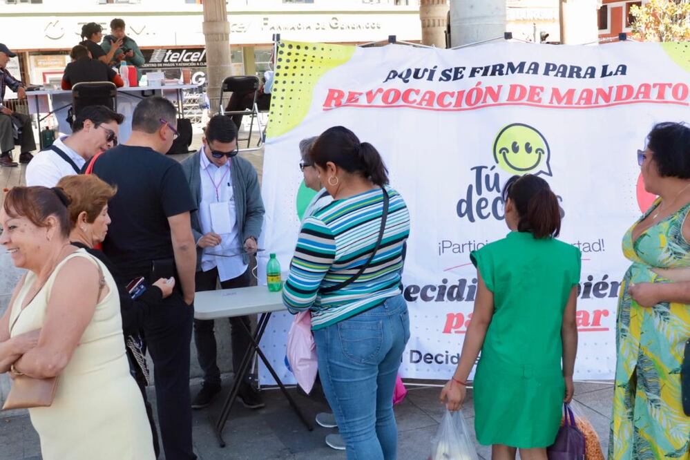 Suma el 0.7 por ciento de firmas para la revocación de firmas | Foto: Luis Soriano