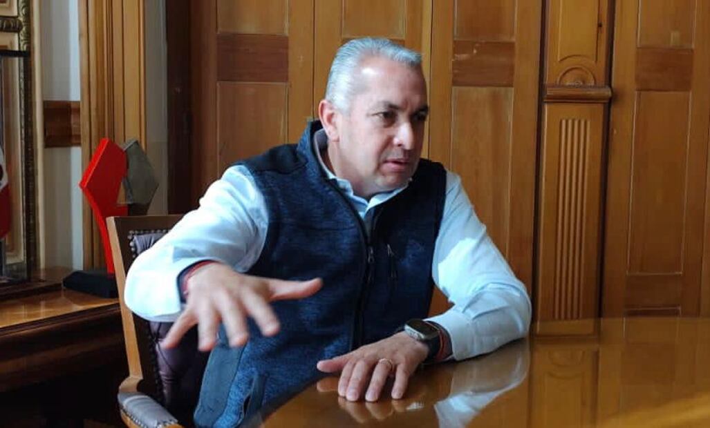Sergio Baños, Presidente Municipal de Pachuca: Foto: Marco Carrillo