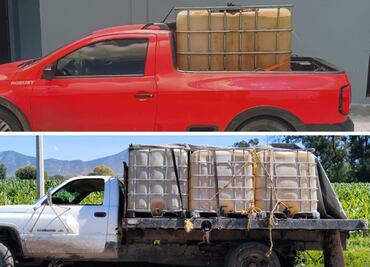 Aseguran 6 mil 400 litros de combustible en operativo y detienen a un hombre en Ixmiquilpan