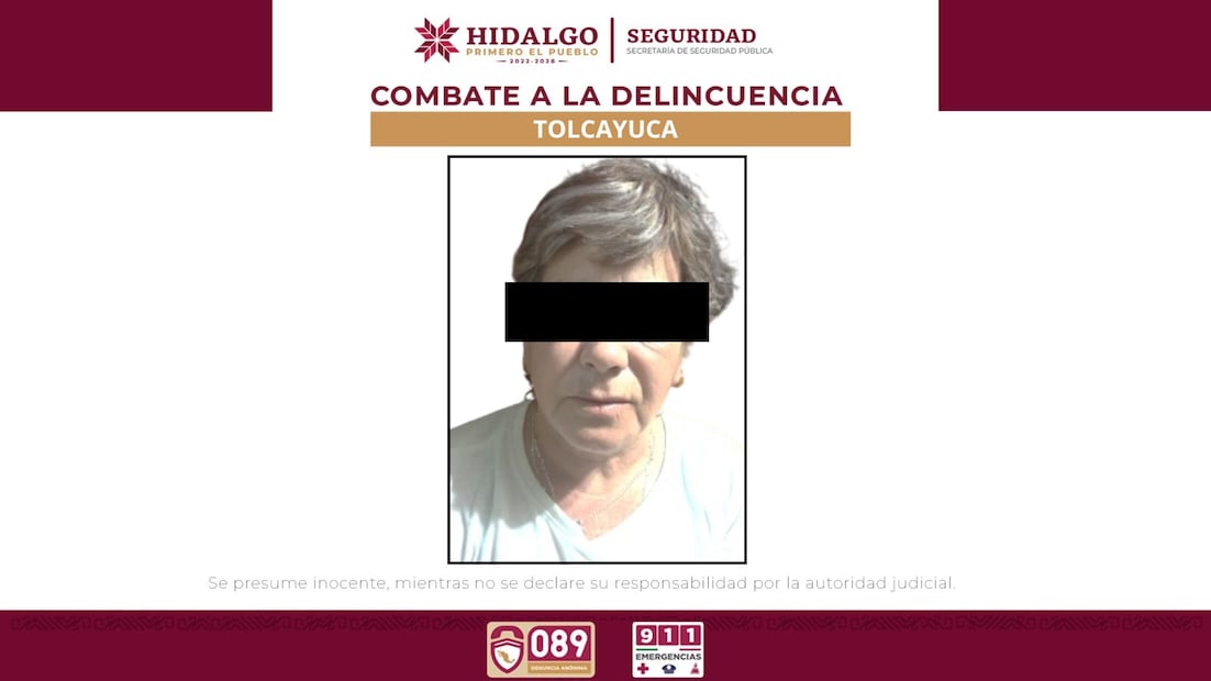 Catean presunto punto de venta de drogas en Tolcayuca; detienen a una mujer | Foto: SSPH